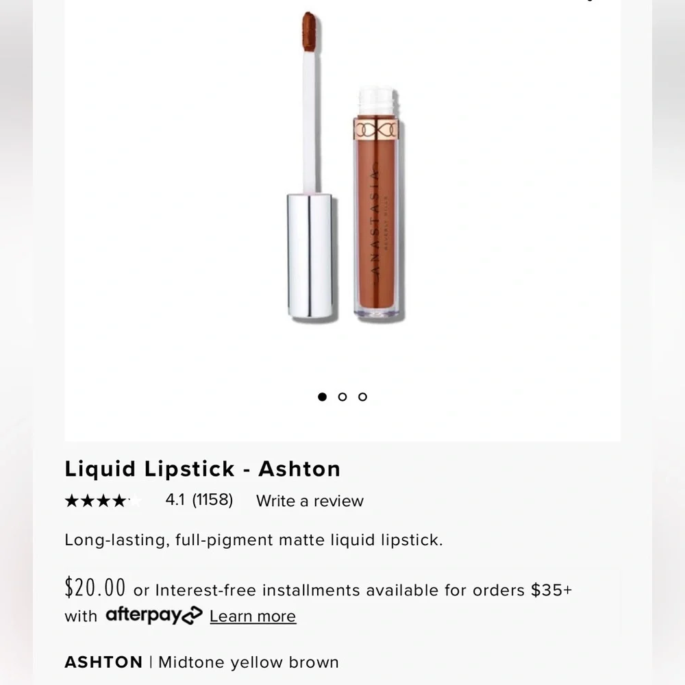 Anastasia Beverly Hills Matte Liquid Lipstick Ashton & Trust Issues NIB